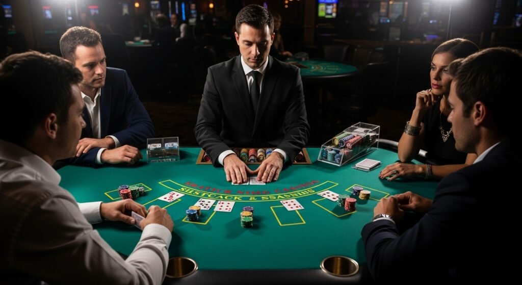 Blackjack Players Splitting Aces and Eights